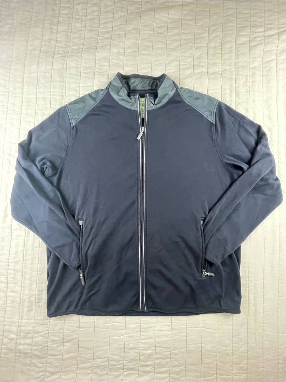 Tommy Bahama Navy Full-Zip Lightweight Jacket XL